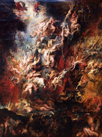 Queda do Inferno dos Malditos de Peter Paul Rubens